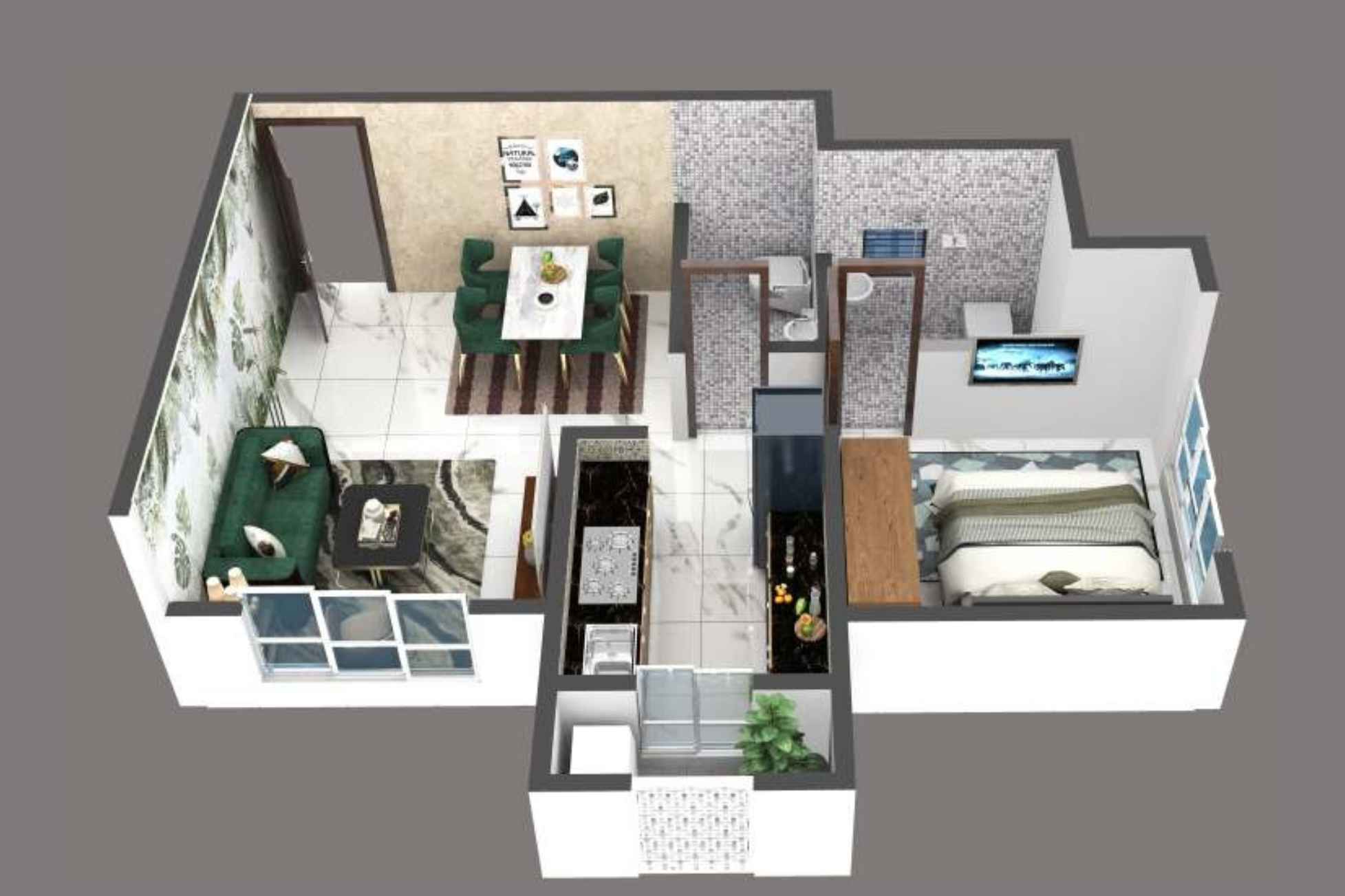 Nemmi-Panchganga-Floor-Plan-1BHK-a