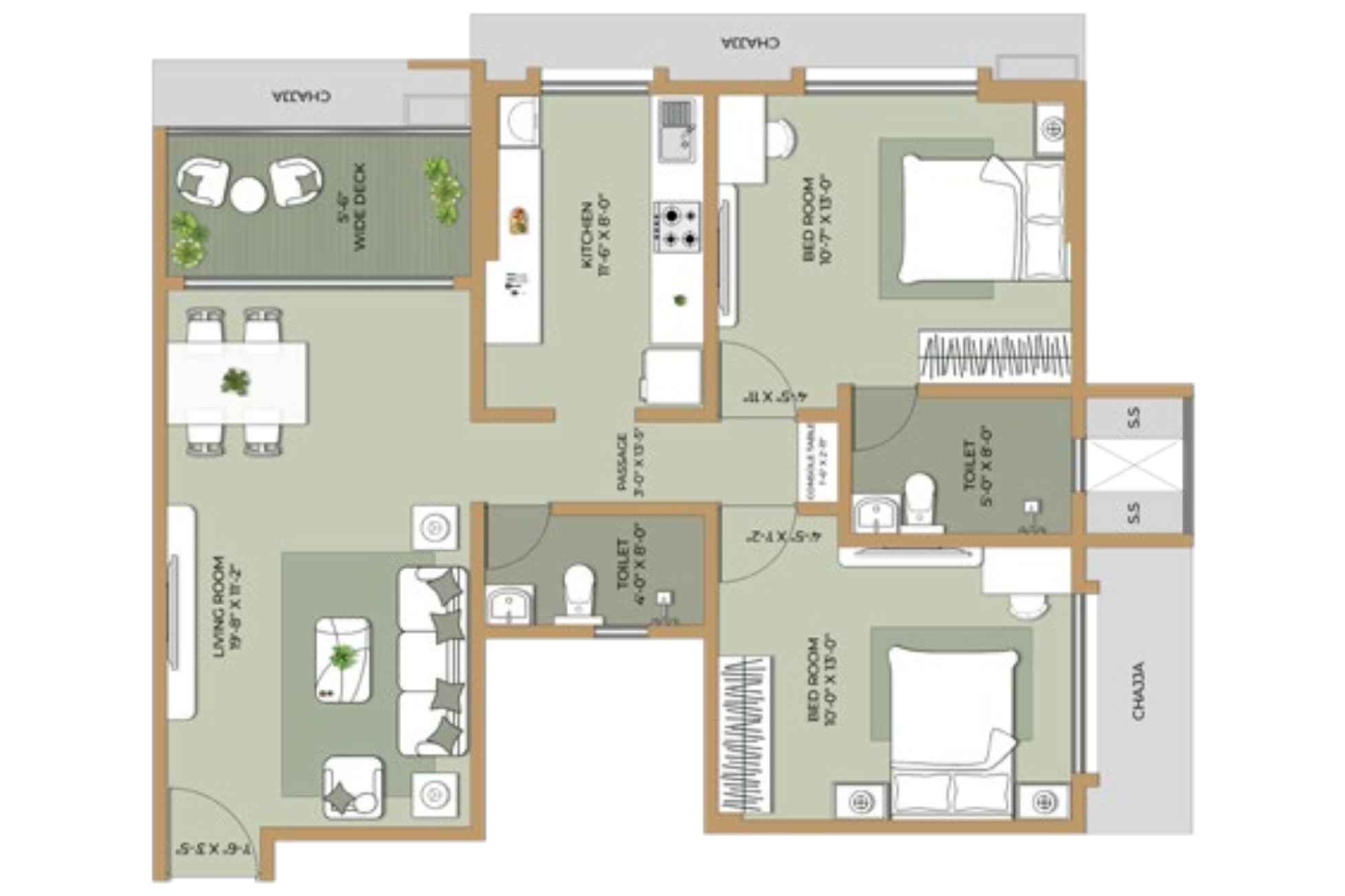 Ethics-Oliver-2-BHK-Floor-plan-813-Sqft