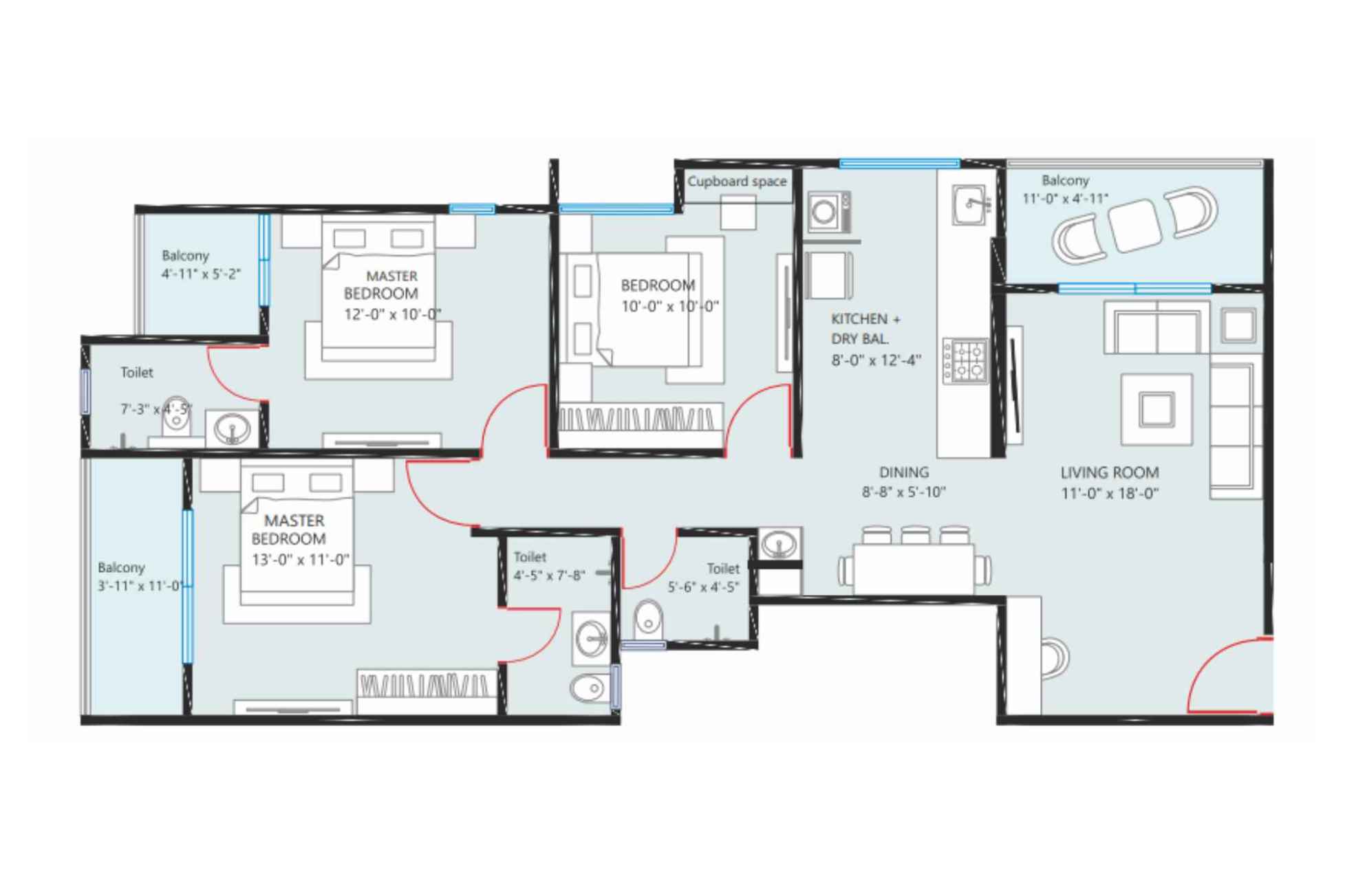 Prassanna-Param-Floor-Plan-3bhk-Premium-1034