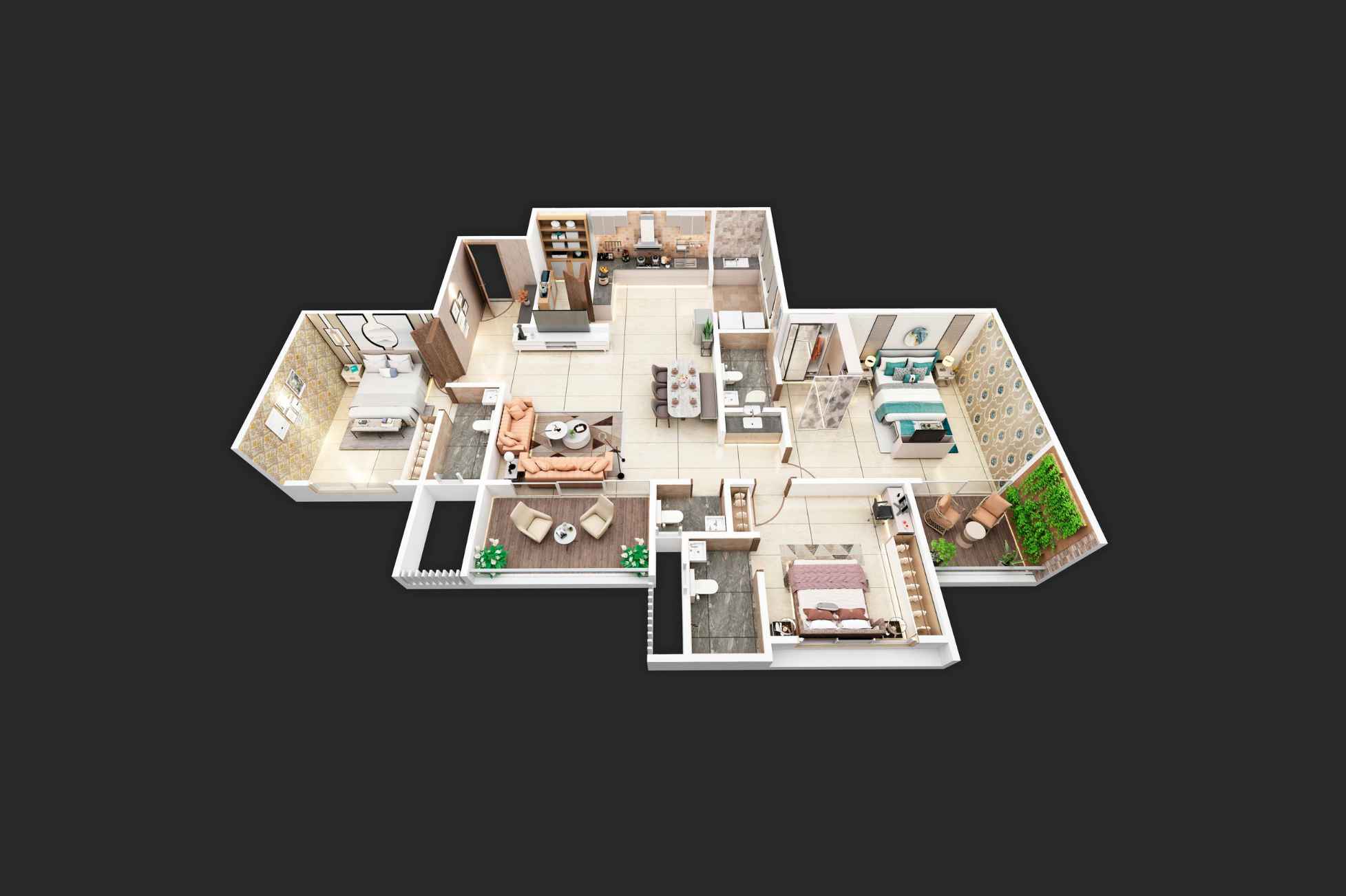 Legacy-Kairos-Floor-Plan-3-BHK-Supreme