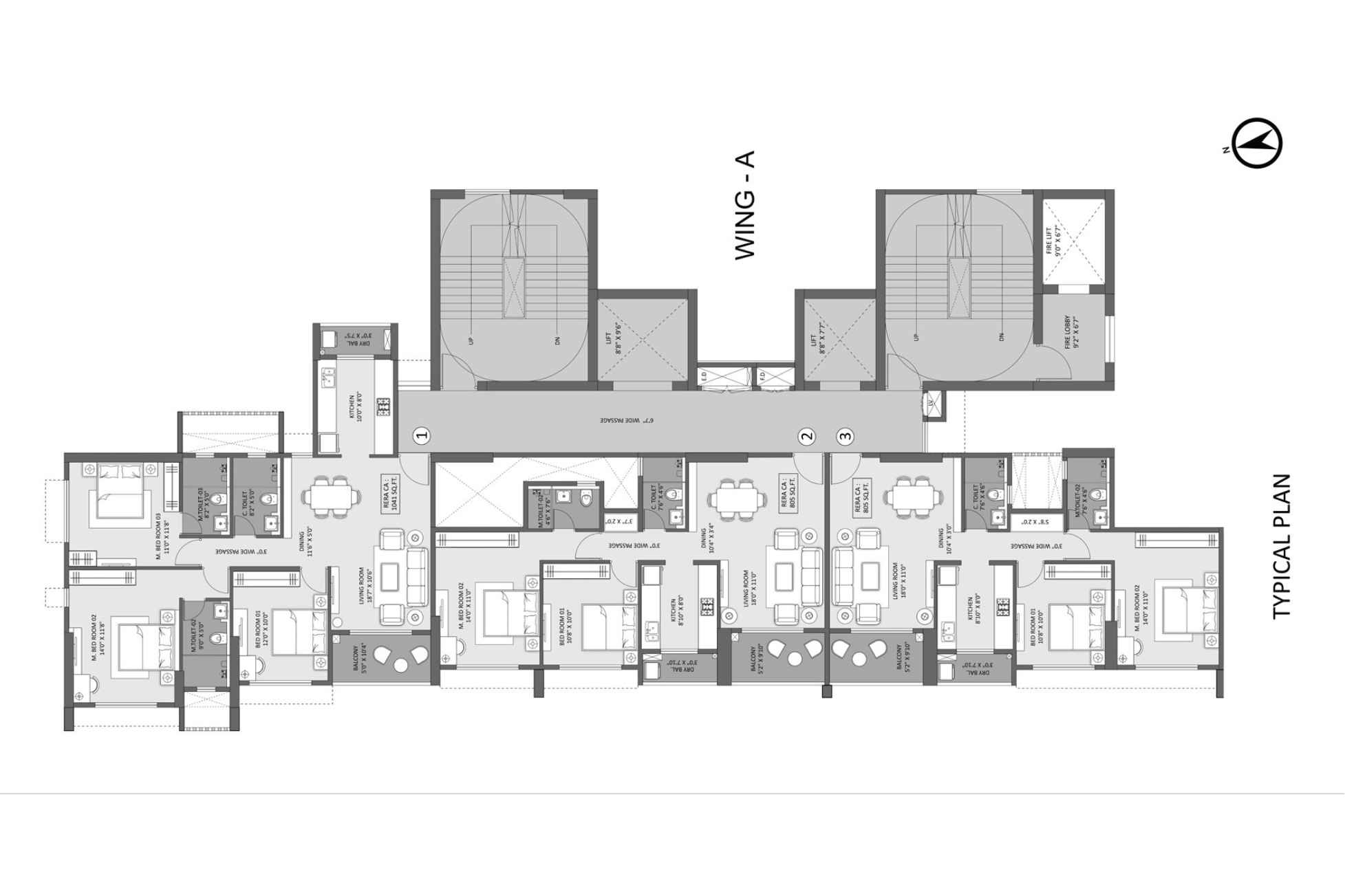 Mangroves-typical-Floor-Plan-wing-A