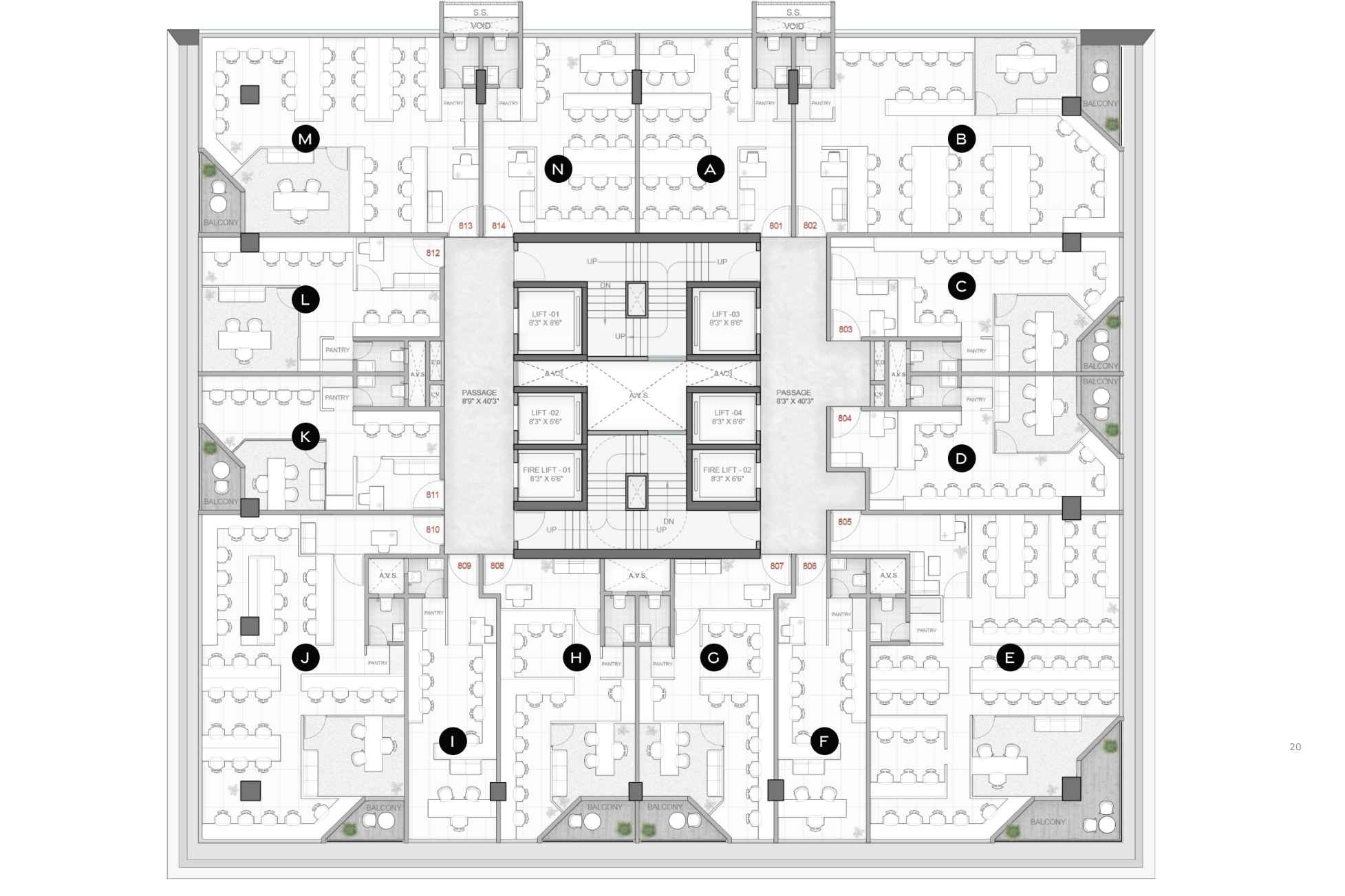 Silver-House-8th-15th-Floor-Plan