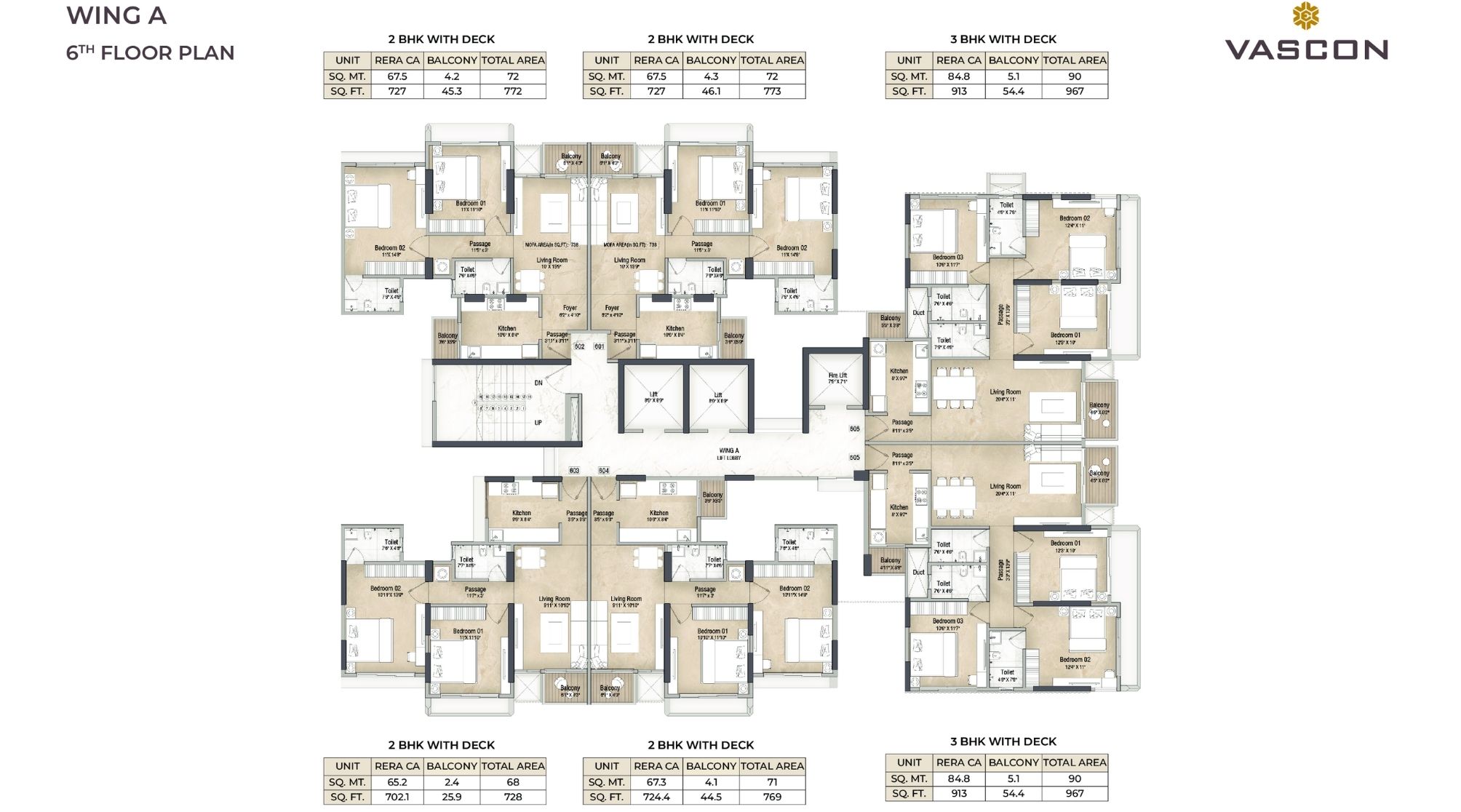Vascon-Orchids-Typical-Floor-Plan-A-Wing