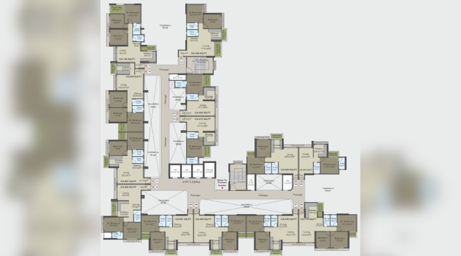Olive-Boulevard-Typical-floor-plan