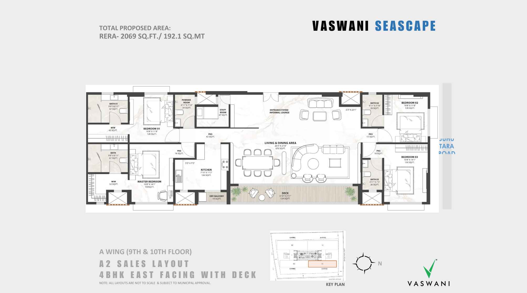 Vaswani-Seascape-Floor-Plan-4-BHK-A-Wing-2069-sqft