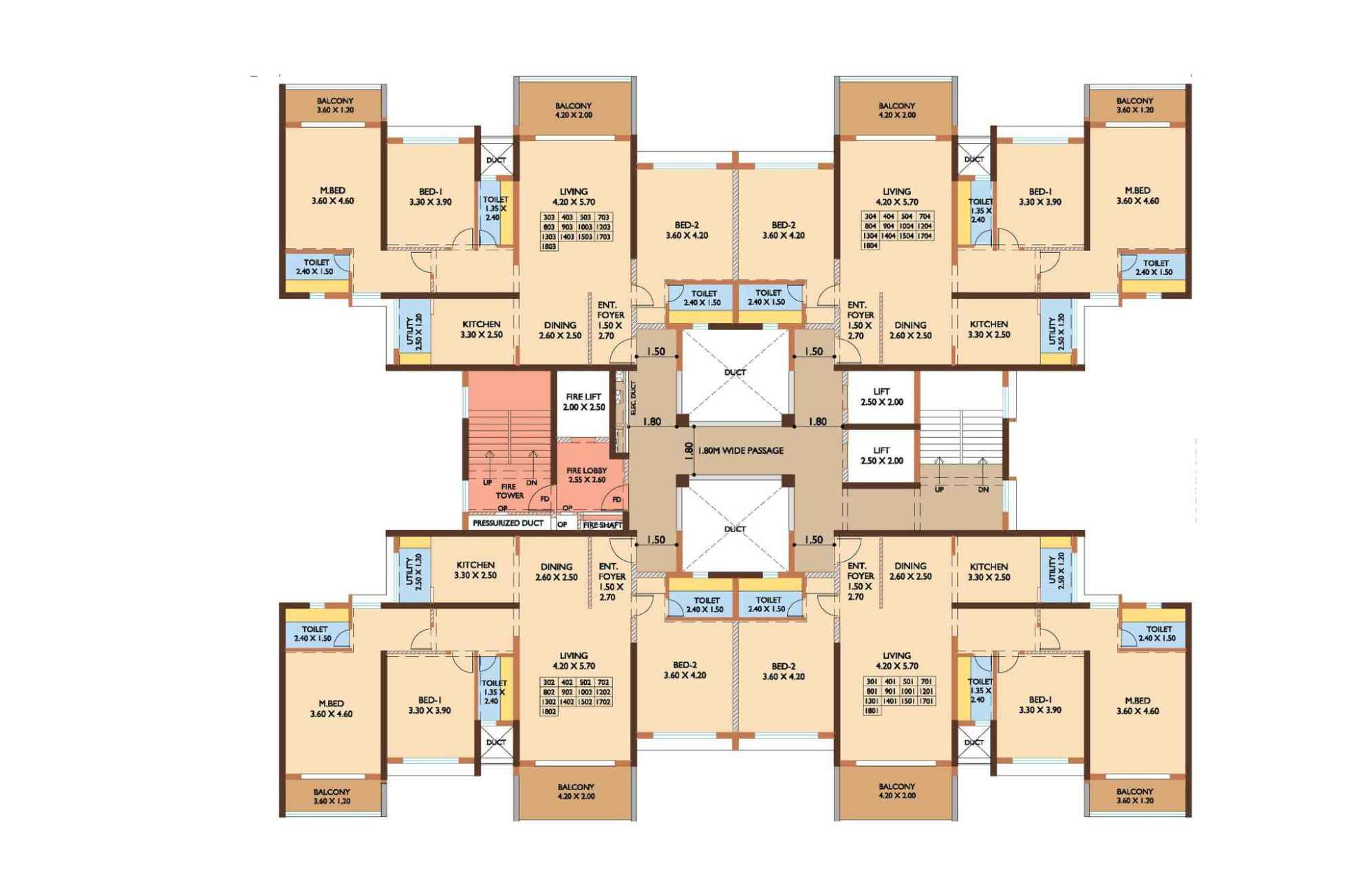Nanded-City-Saajgiri-Floorplan-3-BHK-Buldg-B