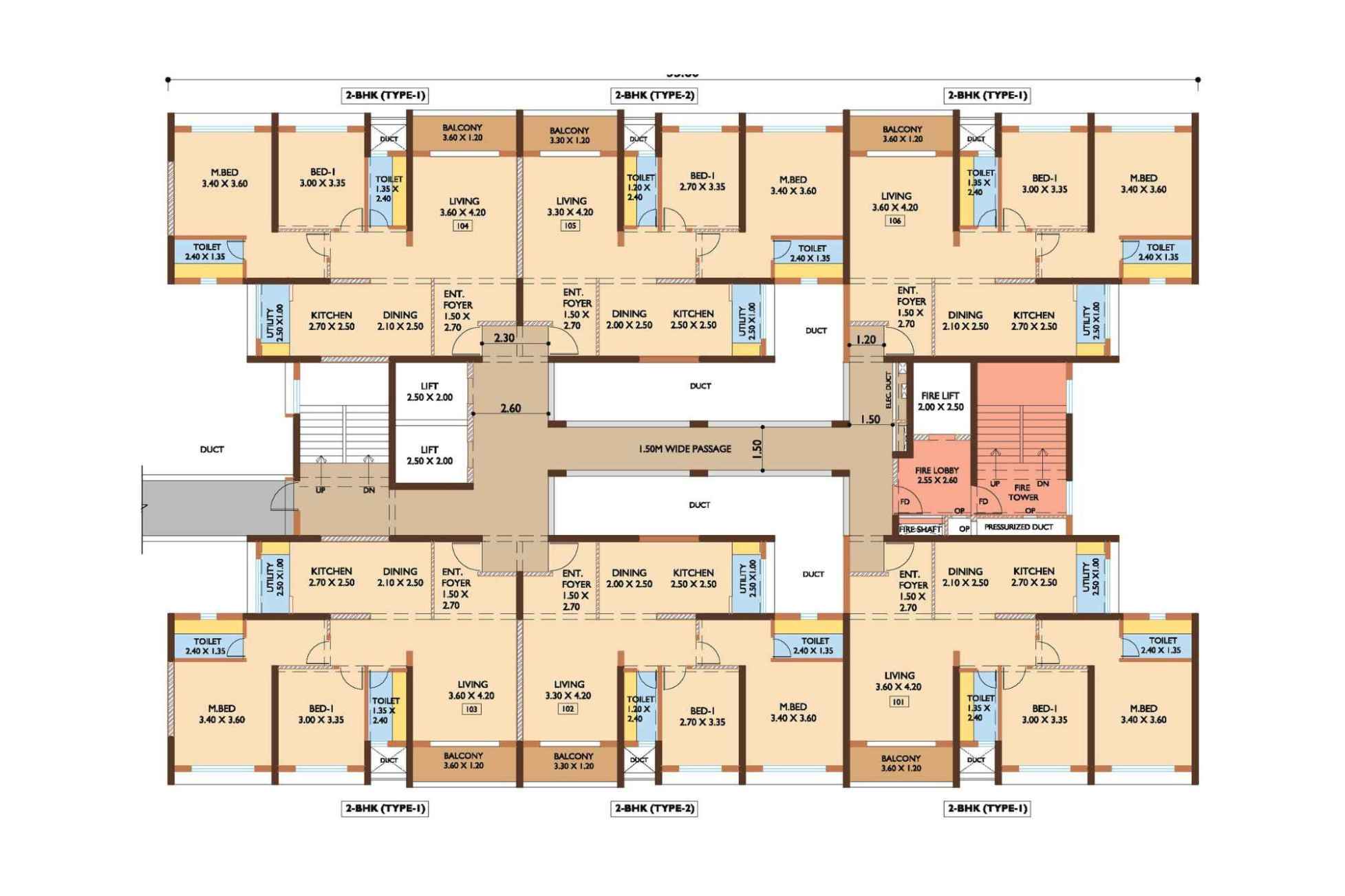 Nanded-City-Saajgiri-Floorplan-BULD-F-First-Floor