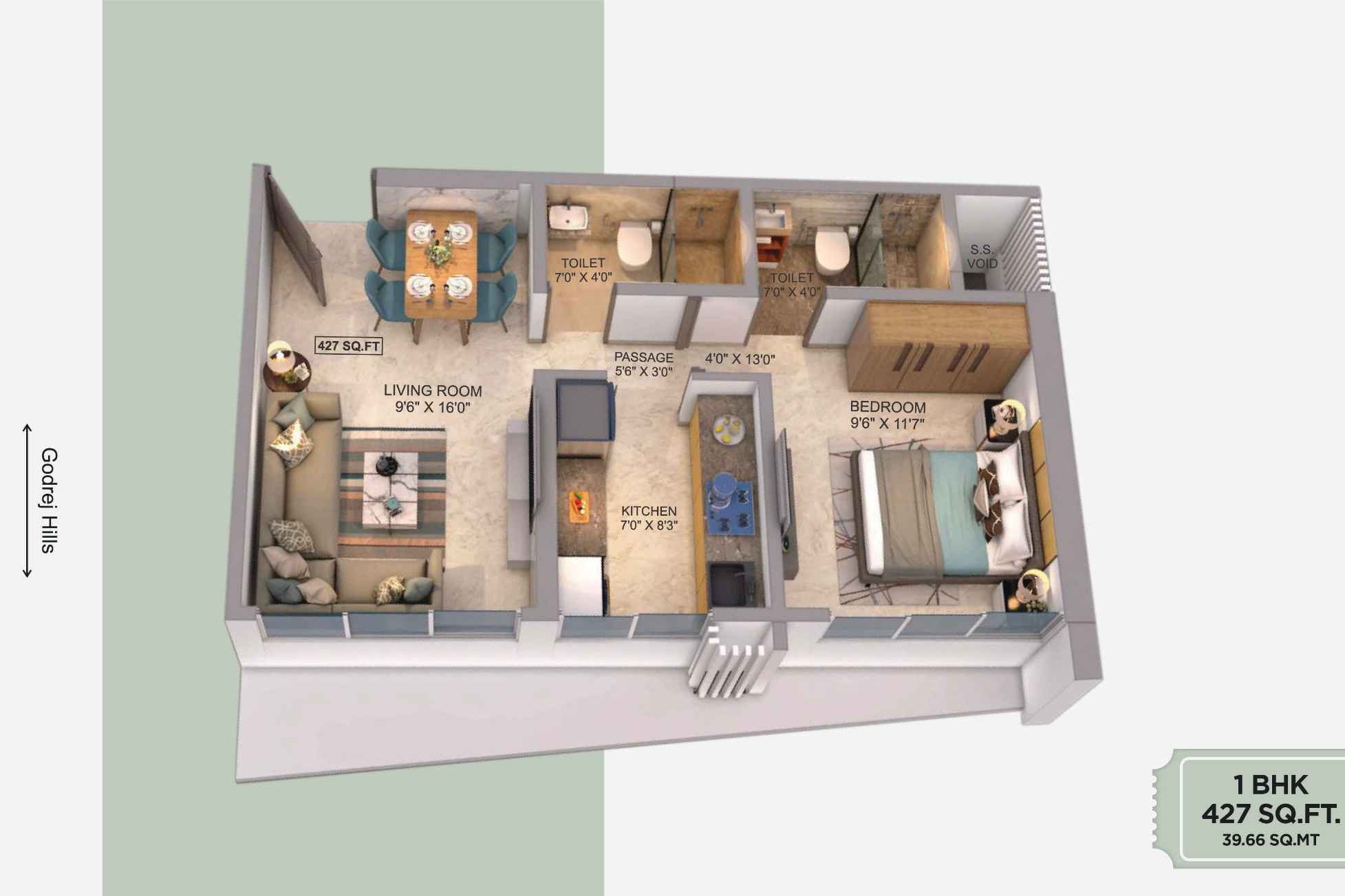 Aikya-Roots-1-BHK-Floorplan-427-sqft