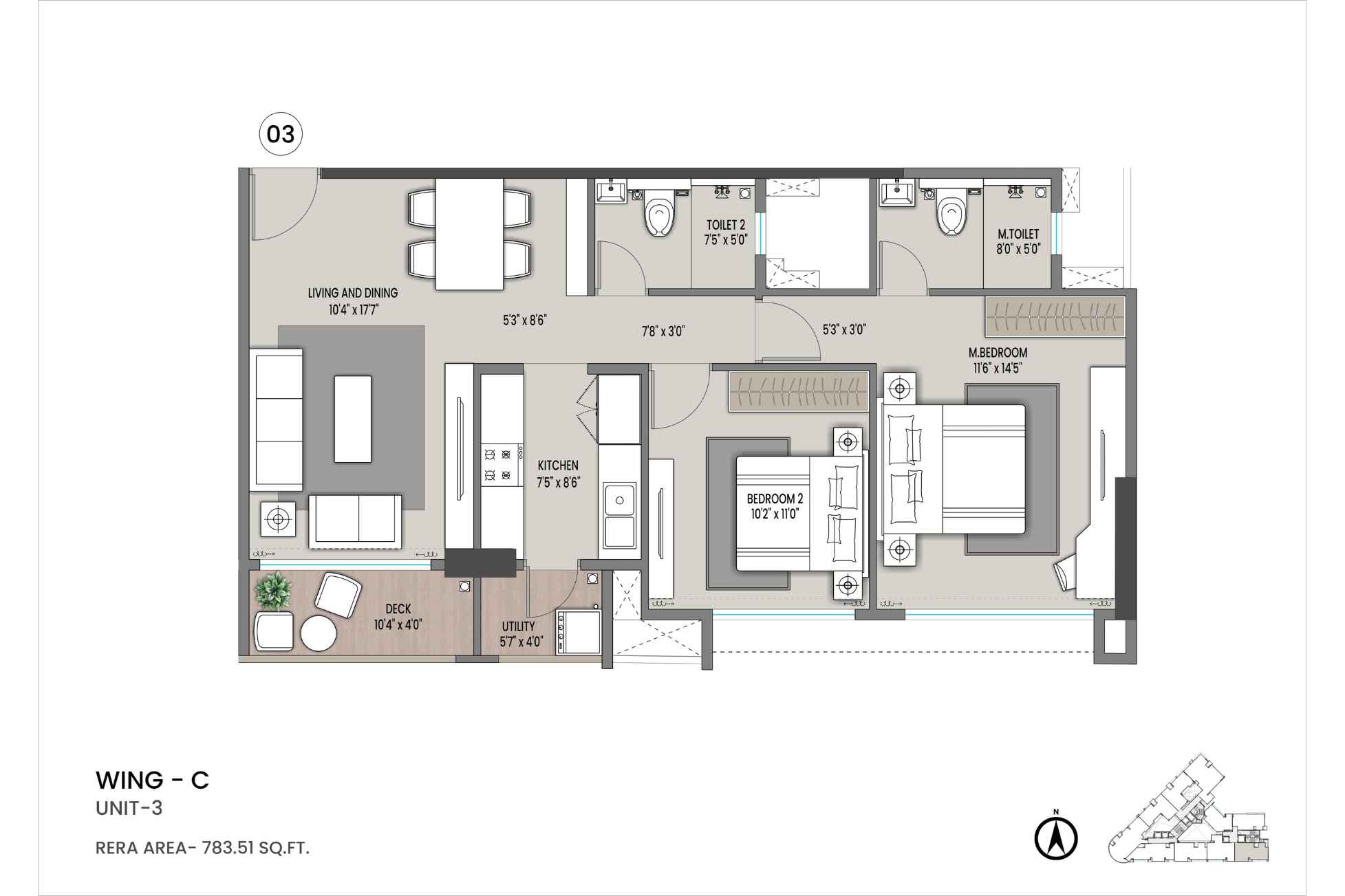 Nine-Arcs-Floor-Plan-Wing-C-2-BHK-784-sqft
