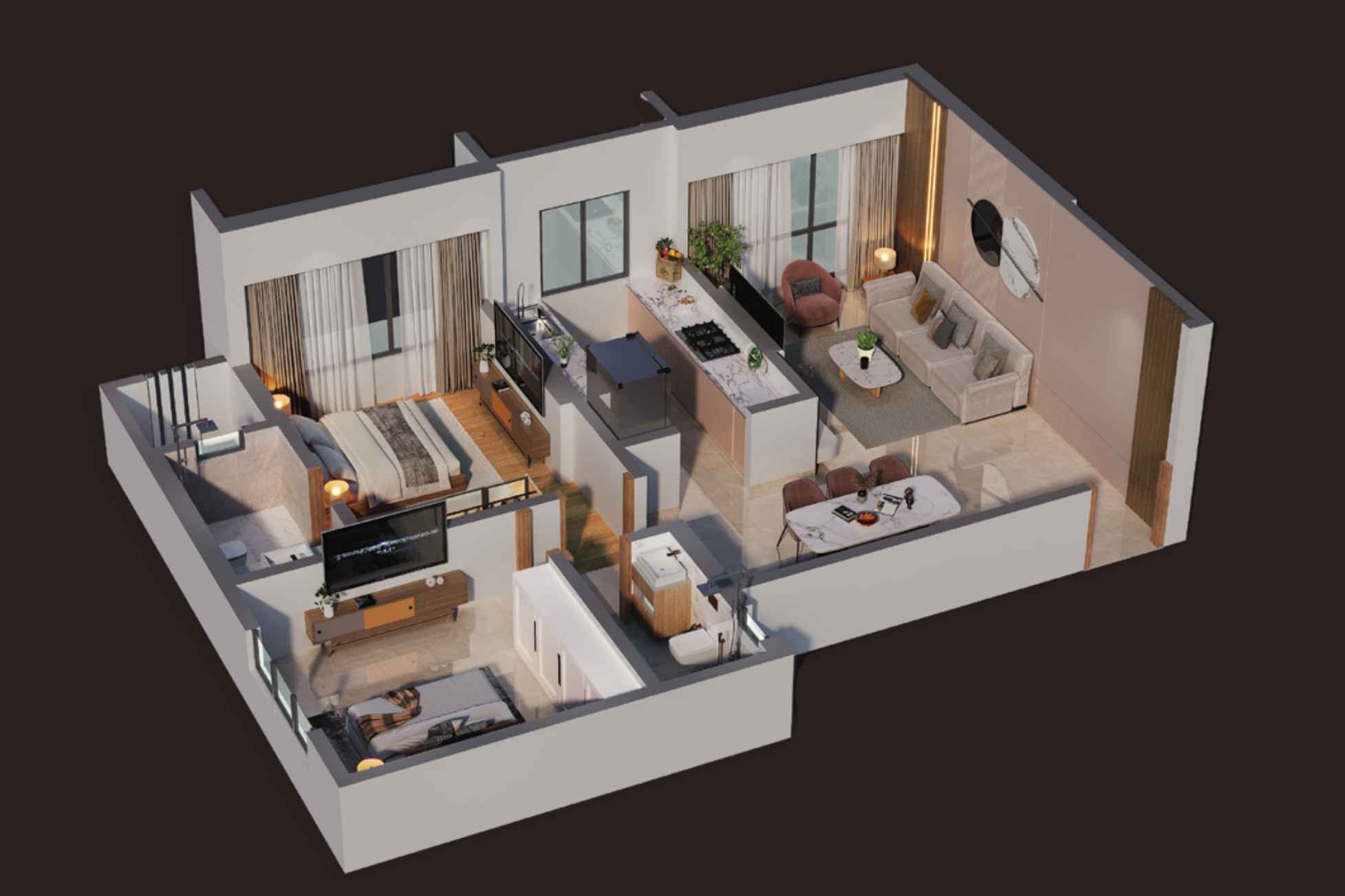 Alpine-Vistara-2-BHK-Floor-Plan
