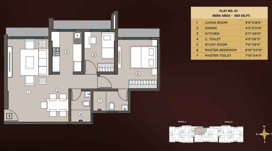 Jaydeep-One-2BHK-580sqft-unit-plan