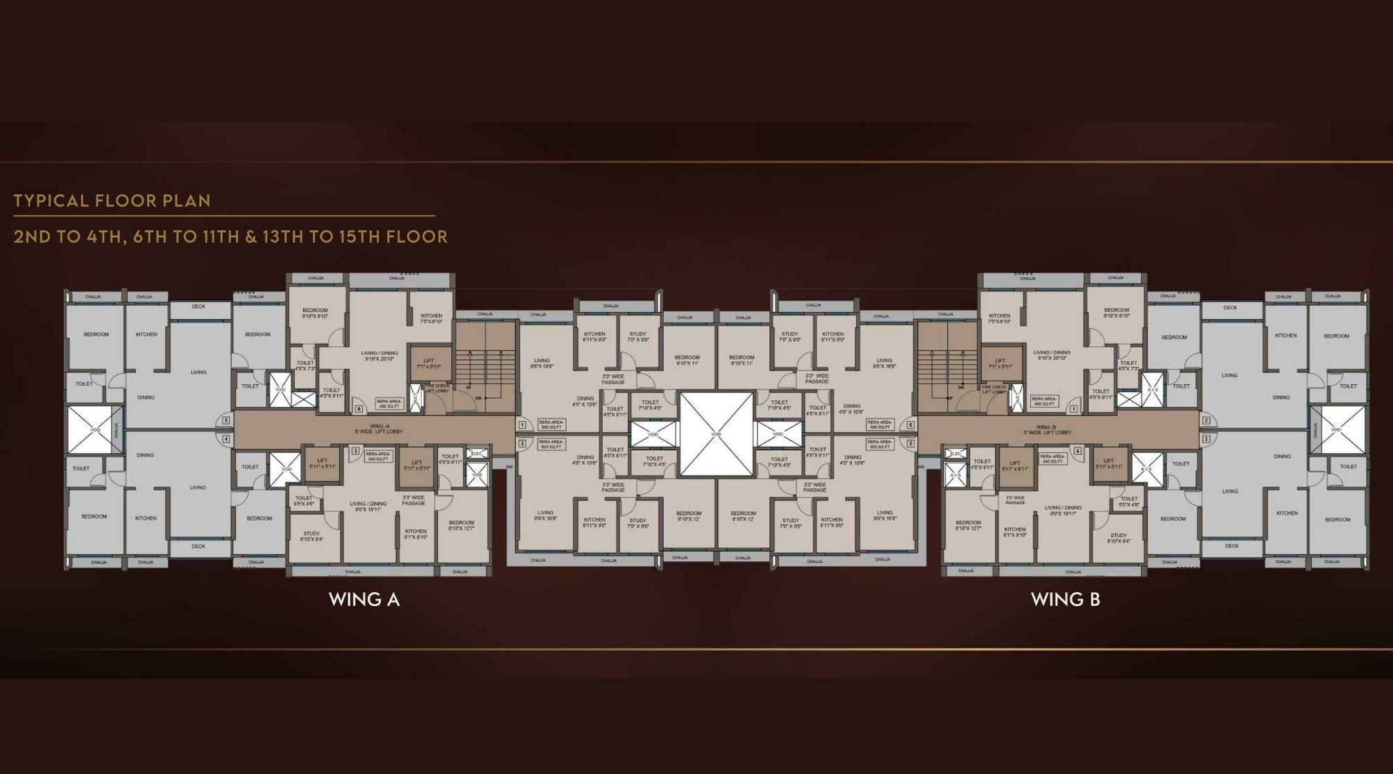Jaydeep-One-Typical-Floor-Plan
