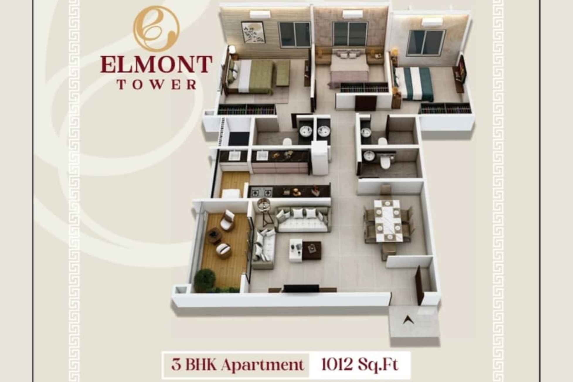 Elmont-Towers-3-BHK-Floor-Plan-1012-sqft