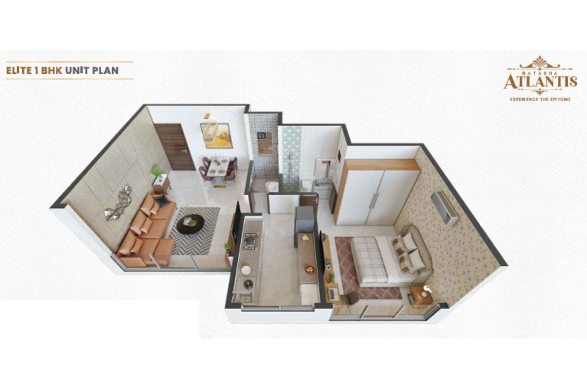 Natasha-Atlantis-Floor-Plan-1 BHK-400 Sqft