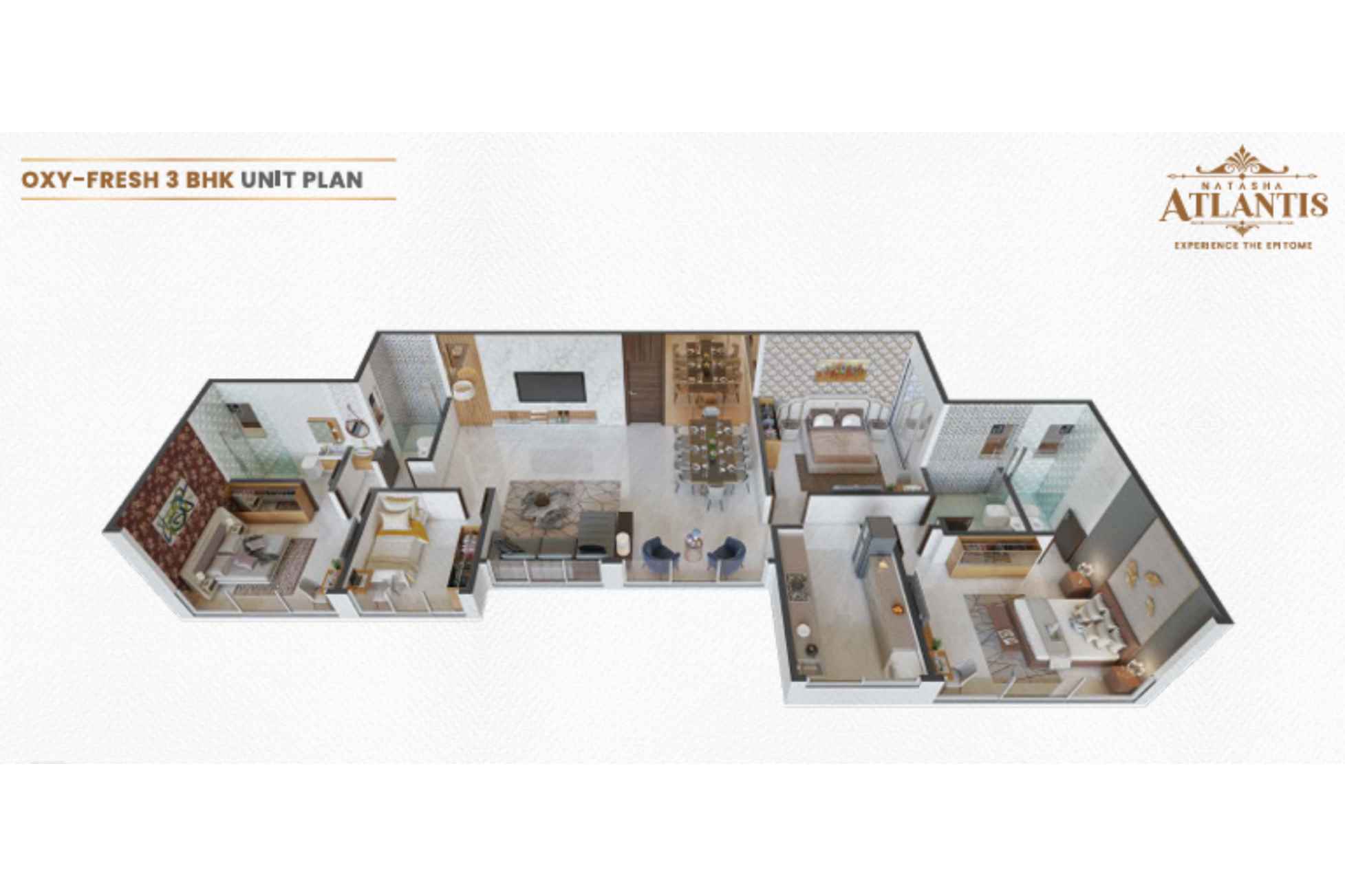 Natasha-Atlantis-Floor-Plan-3 BHK-952 Sqft