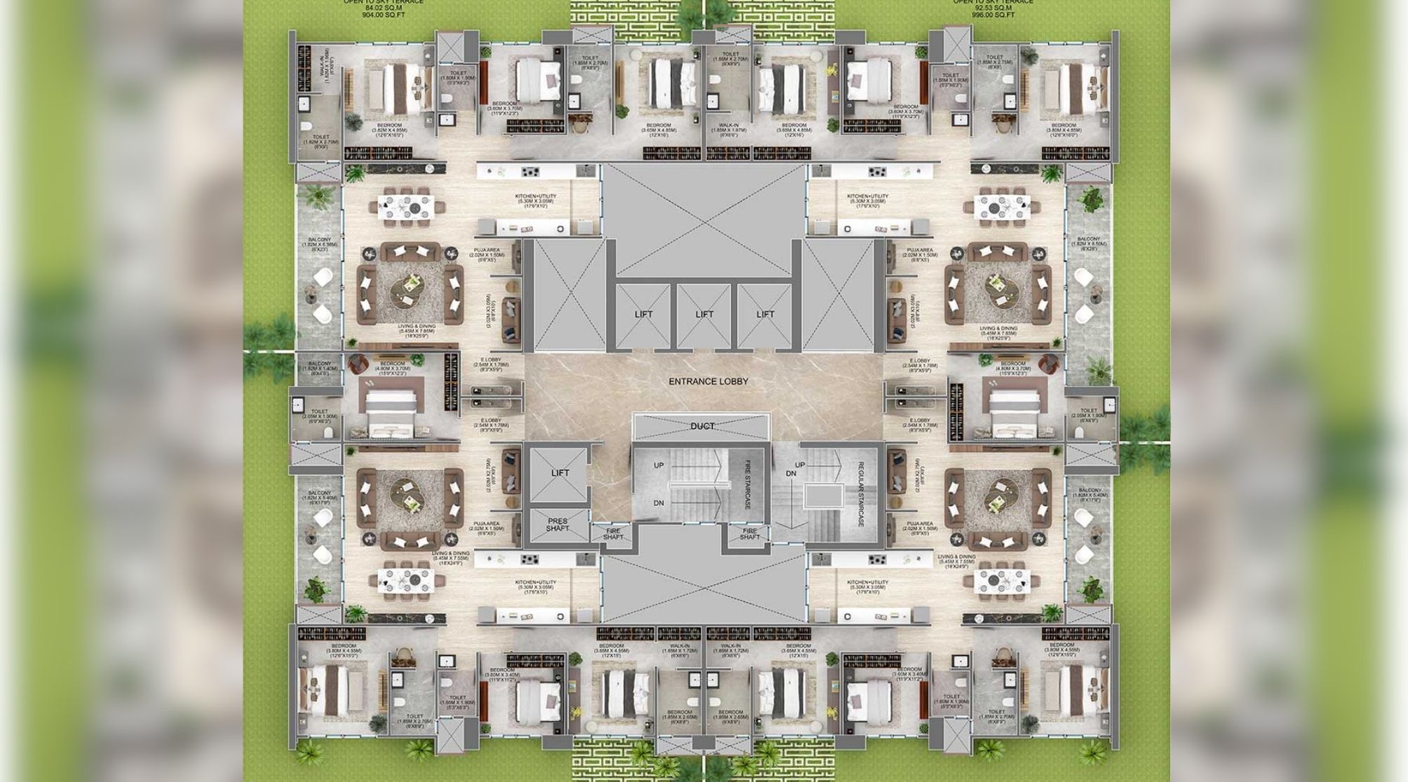 Majestique-The-Crown-Typical-Floor-Plan