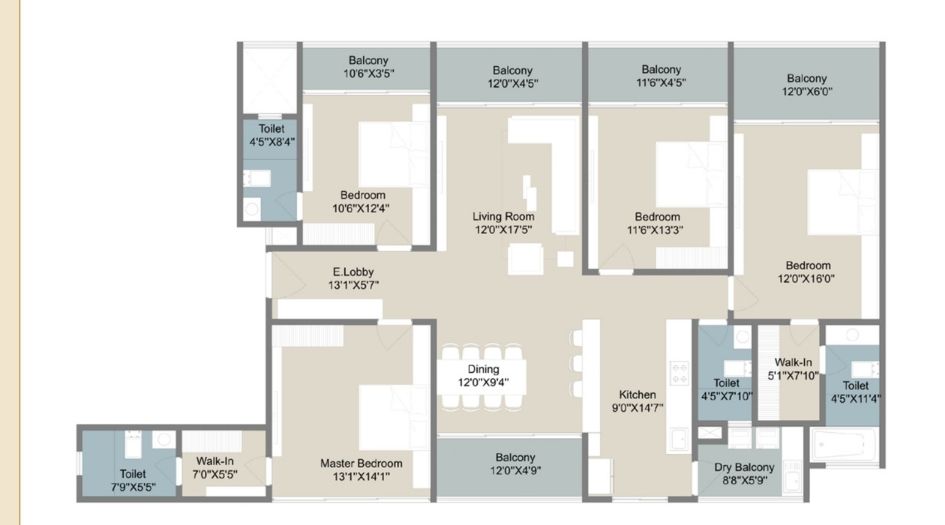 Shree-Sonigara-Quorra-4BHK-1909sqft-unit-plan