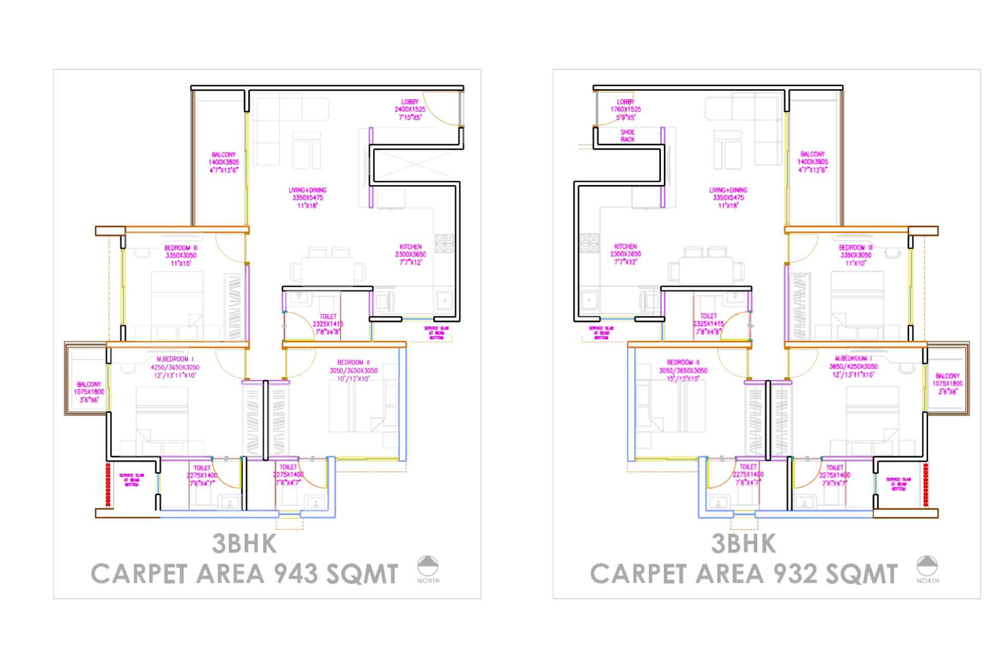 Cityone-Vieorra-3-BHK-Floor-Plan-932-to-943-sqft