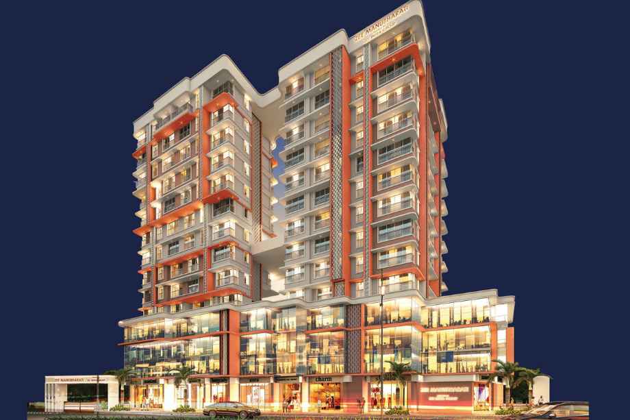 Zee-Manubharati-Elevation-Image-Night-View